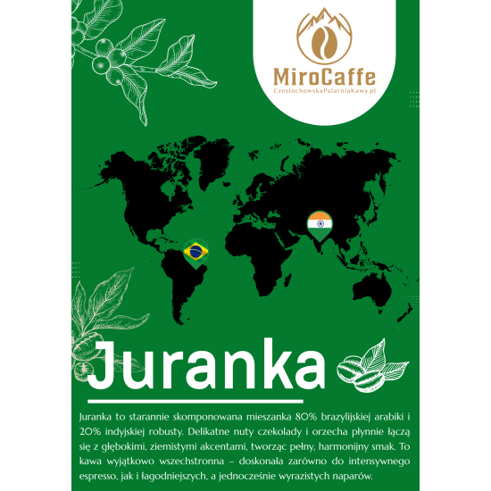 MiroCaffe Kawa ziarnista Juranka 1kg